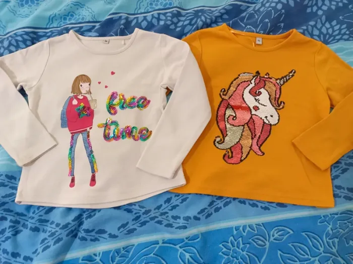 T shirt manches longues 4 ans