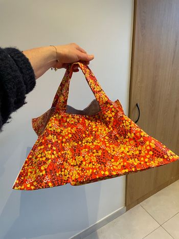 Sac à tarte fleuri 