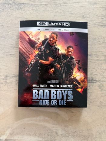 Blu Ray Bad Boys Ride or Die + 4K