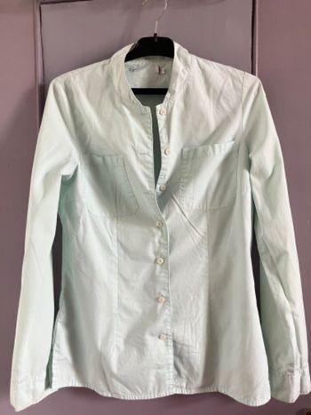 Chemise vert d’eau