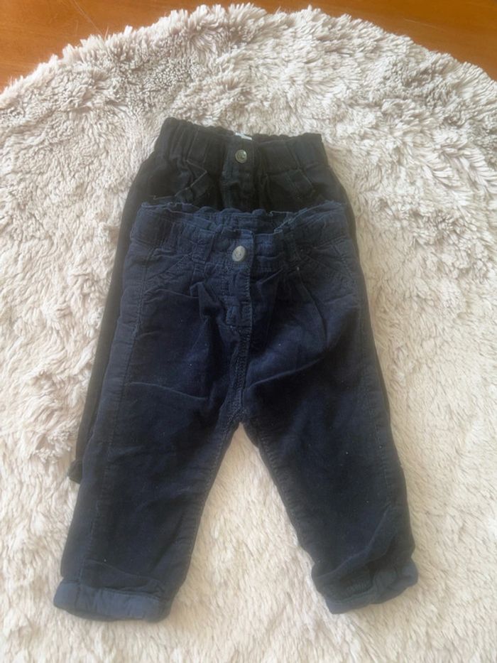 lot de 2 pantalon garçon 6 mois