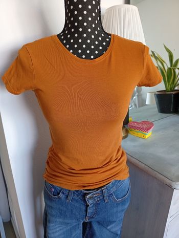 T-shirt moutarde 2XS 3234