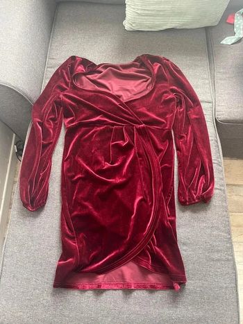 Robe femme effet velours