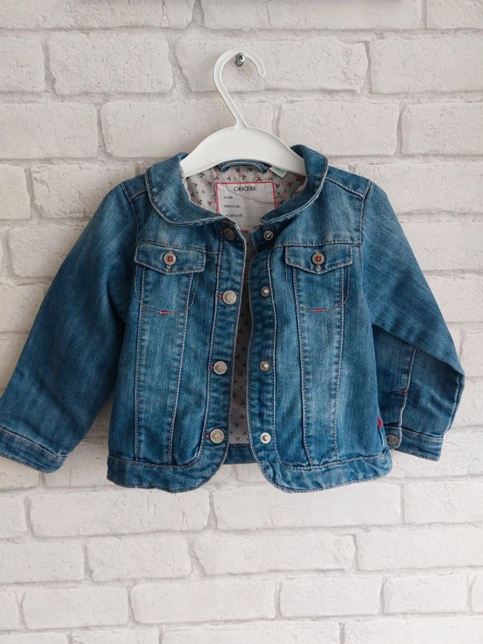 Veste en jeans Obaibi taille 18 mois / 80 cm - photo numéro 2