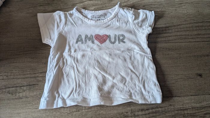 T.shirt à manches courtes amour