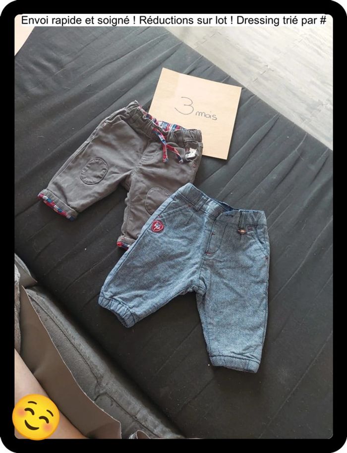 2 pantalon bien habillé