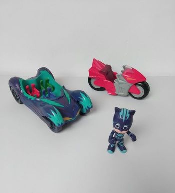 Pyjamasque Voiture Moto et Figurine Lot ⚡️