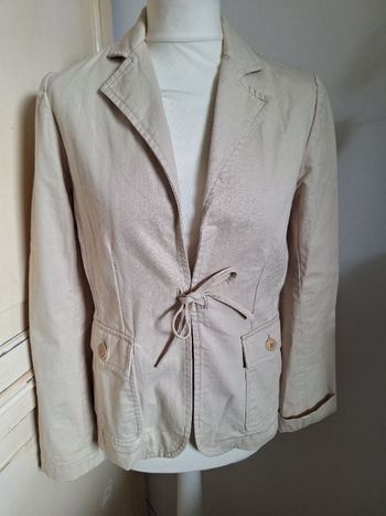 Veste beige taille 38