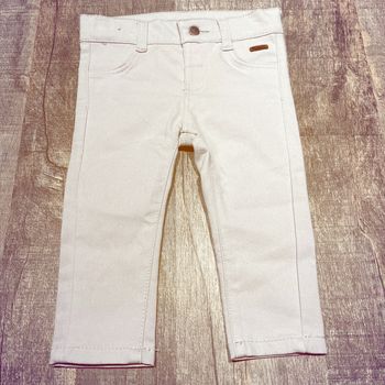 Pantalon beige clair 9-12 mois.