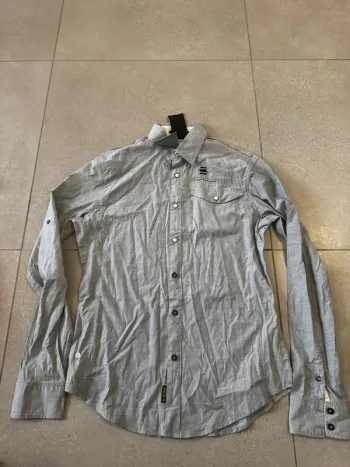 Chemise gris Raw by G-star, taille M, très bon état