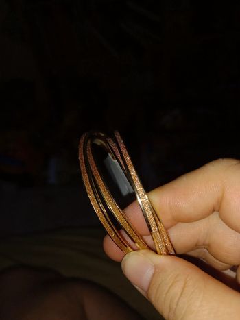 Bracelet entrelacés fantaisie couleur or 6cm