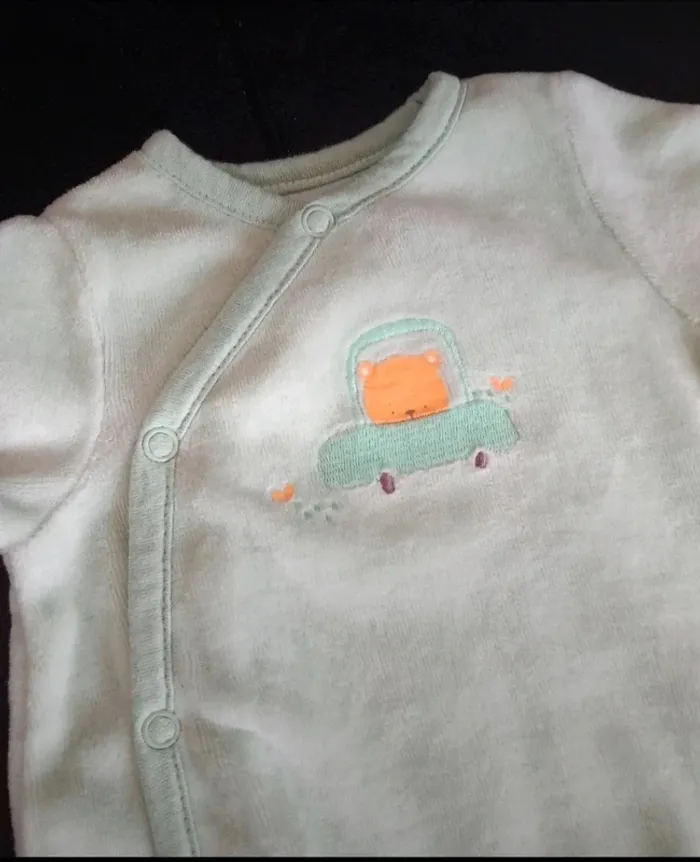 Ensemble pyjama et bodie naissance 50 cm - photo numéro 5