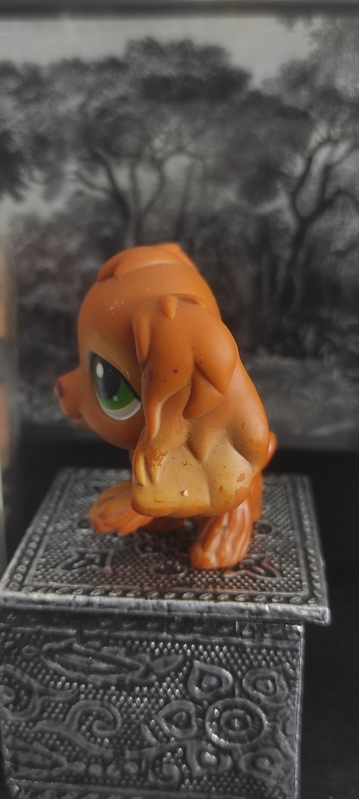 My Littlest Petshop Pet Shop LPS Authentic Authentique Dog Spaniel 252 Epagneul - photo numéro 5