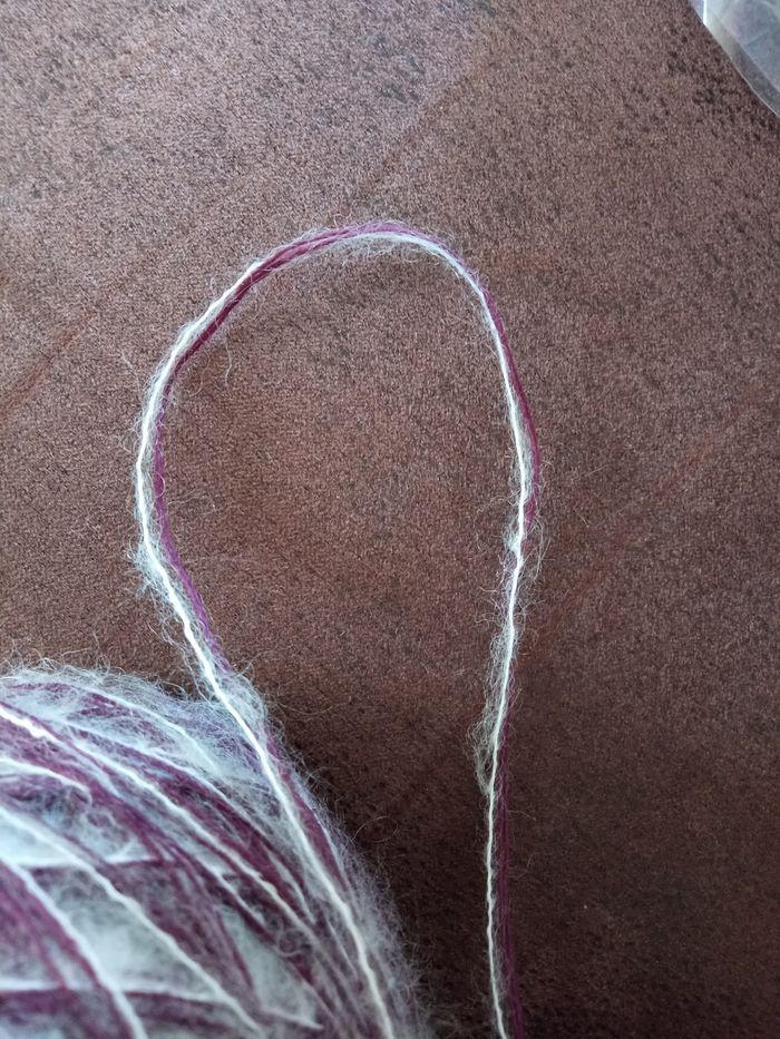 Lot de 5 Pelotes Fantaisies Tons Prunes et Blancs (340g) - photo numéro 3