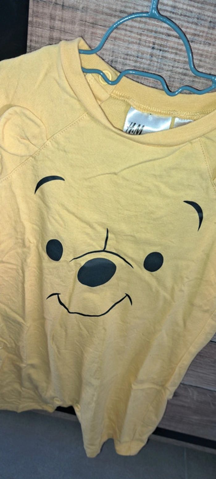 Grenouillère manches courtes winnie l'ourson 6 mois H&M - photo numéro 2