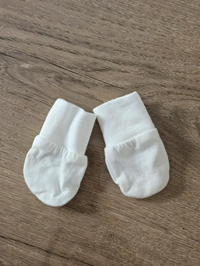 Lot de 2 paires de moufles bébé - photo numéro 2