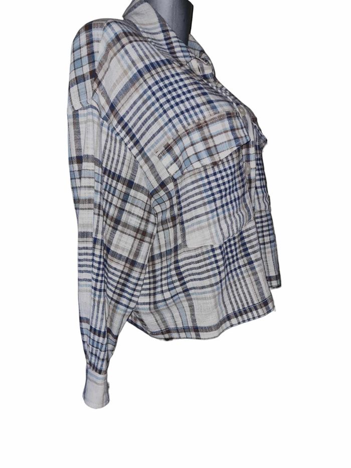 chemise à carreaux Zara femme taille L / 40 - photo numéro 4