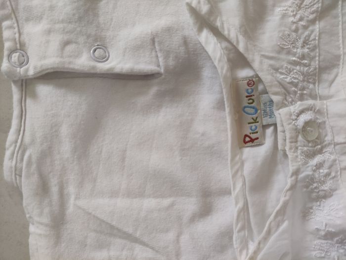 Lot de 7 tee-shirt fille 12 mois rose et blanc - photo numéro 2