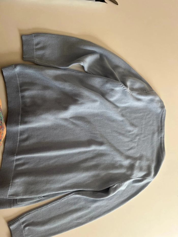 Gilet bleu ciel - photo numéro 5