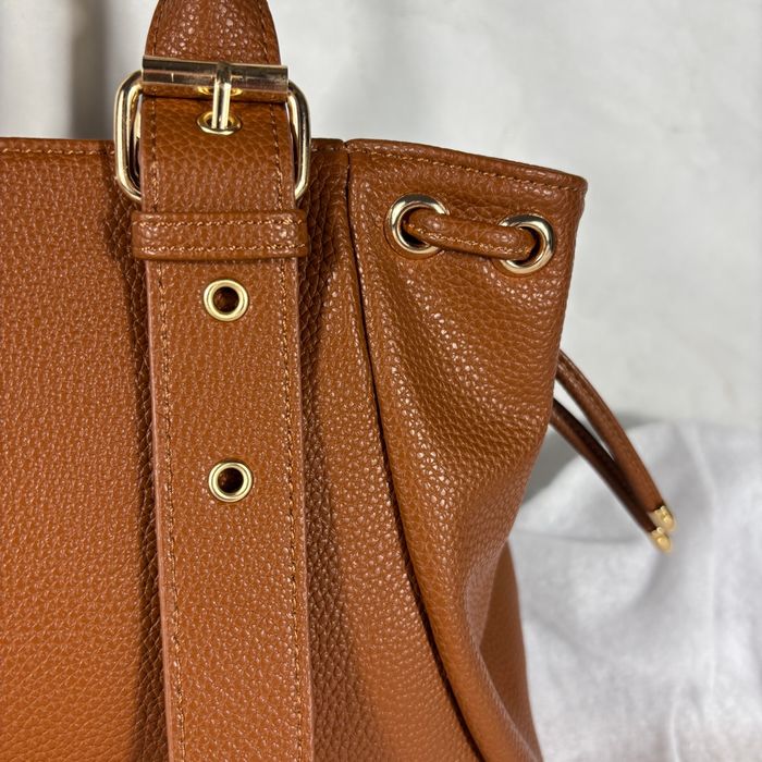 Sac camel effet cuir grainé chic - photo numéro 3