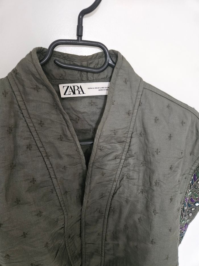 Gilet sans manche kaki zara Taille M-L Achat occasion Vestes