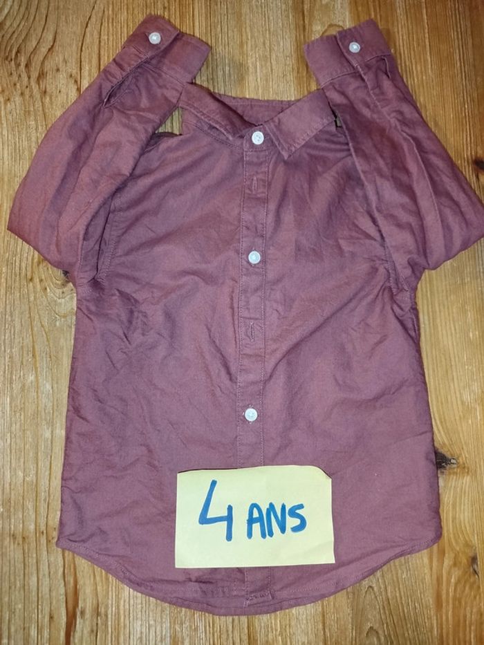 Chemise manches longues 4ans