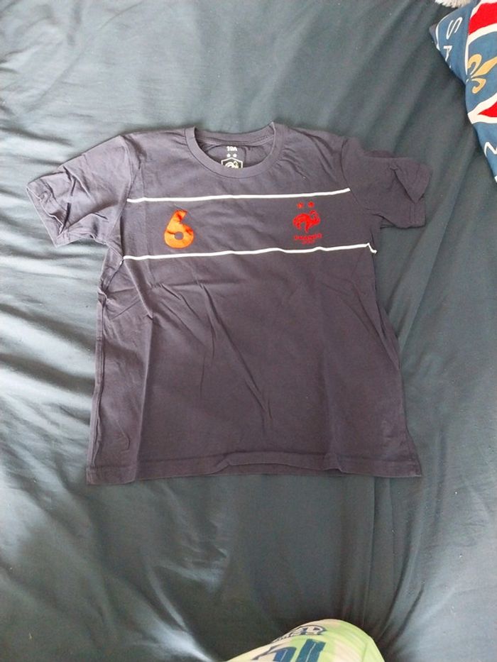 T shirt foot France Pogba 10 ans