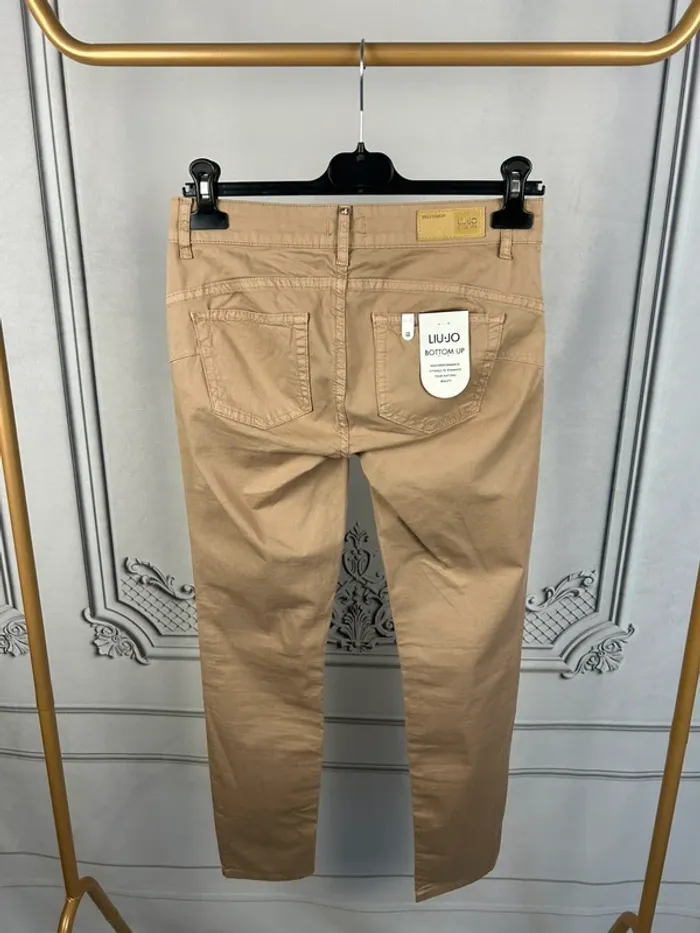 Jean skinny beige LiuJo W26 neuf - photo numéro 5