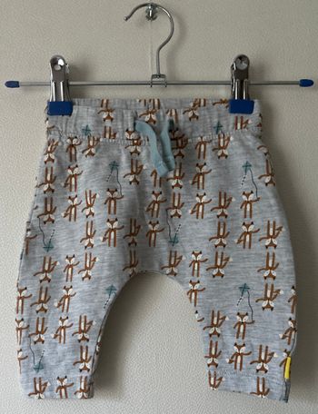 pantalon sarouel motif petit renard garçon 62 cm
