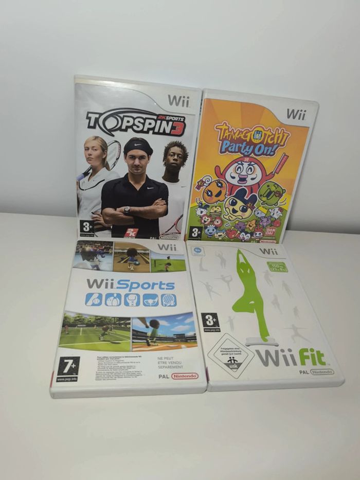 Wii - lot de 4 jeux