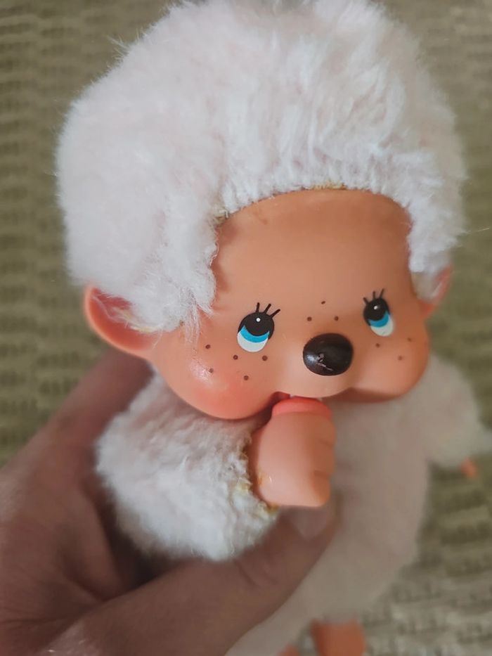 Peluche kiki rose pâle vintage - photo numéro 2