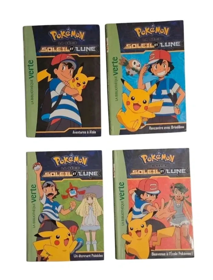 Livres Pokémon série Soleil et Lune