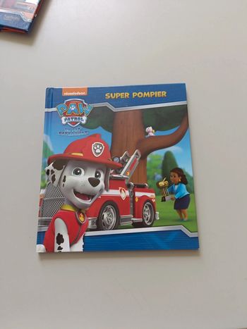 Livre pat patrouille super pompier Nickelodeon