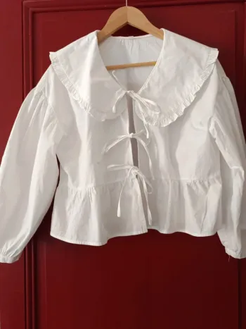 Blouse chemise 100% coton t.M-XL