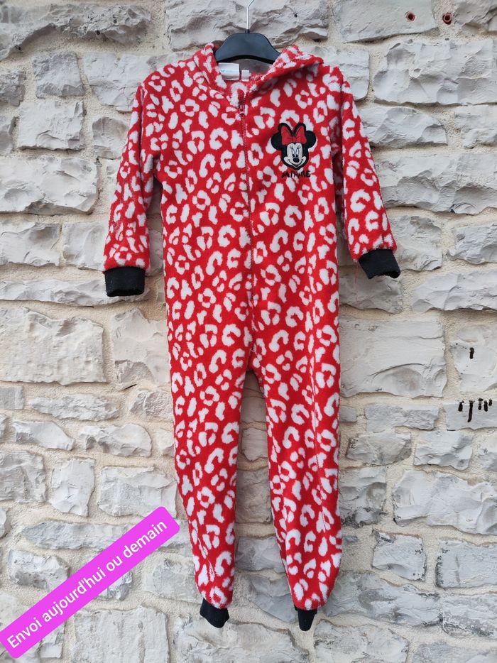 🎅Combinaison Pyjama Fille Minnie 5 Ans Chaude et Douce🧸envoie rapide aujourd'hui ou demain