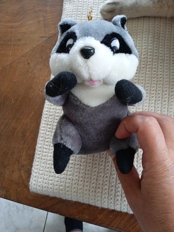 Peluche raton laveur