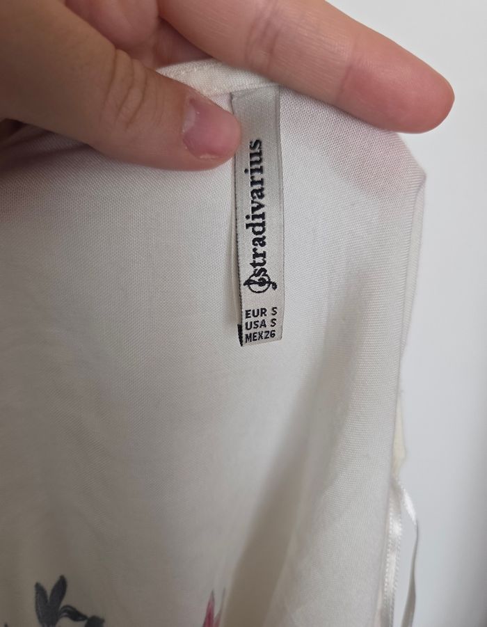 Blouse fleurie - taille S - Stradivarius - photo numéro 4