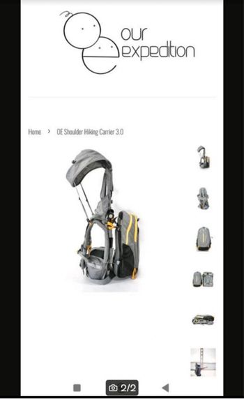 Porte bébé épaule OE