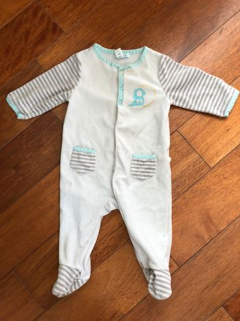 Pyjama blanc 6 mois obaibi