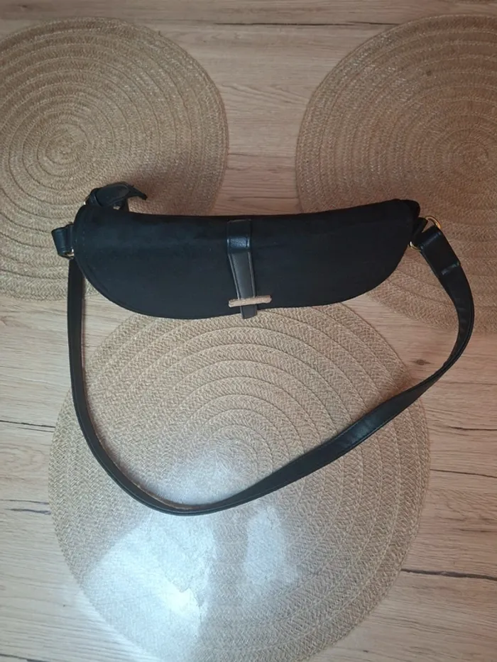 Sac bandoulière Manoukian noir – style chic et pratique - photo numéro 3