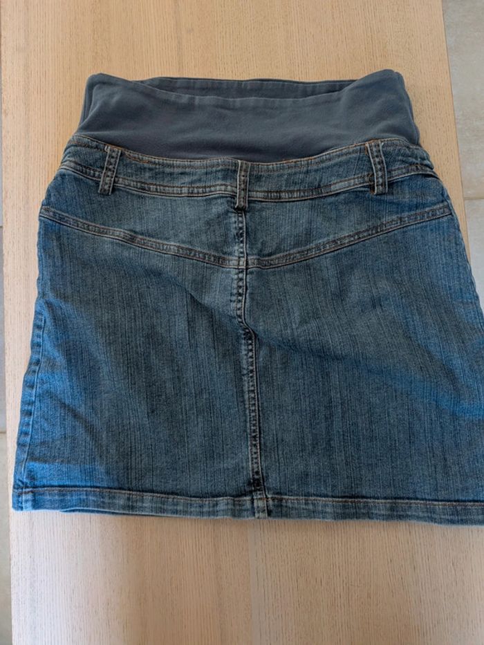 Jupe en jeans de grossesse Vertbaudet taille 36 - photo numéro 2