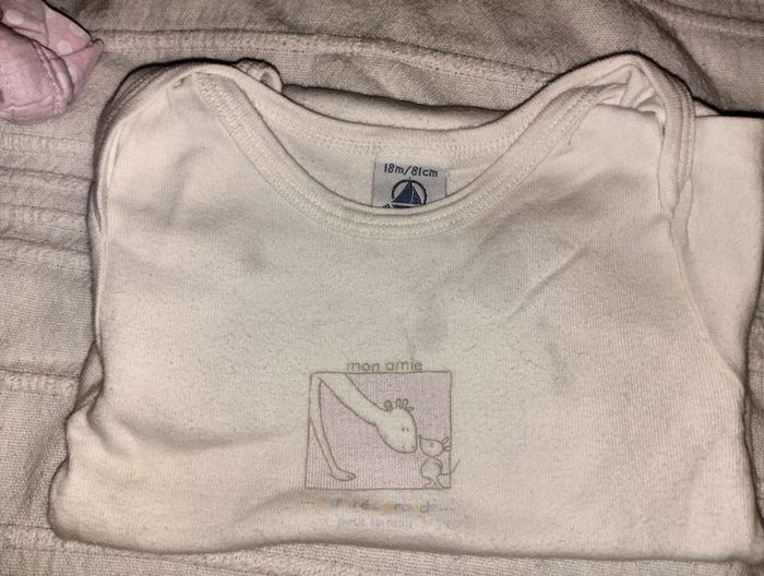 Lot de 3 body  petit bateau 18 mois - photo numéro 4