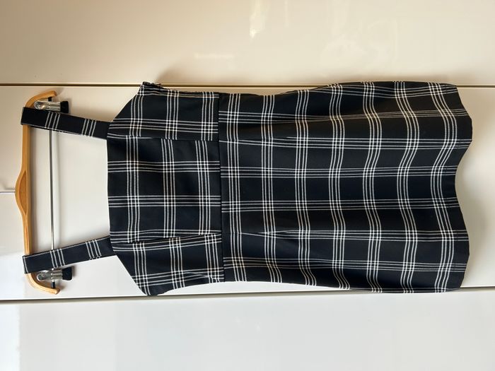 Robe noire quadrillée Divided H&M - Taille 36