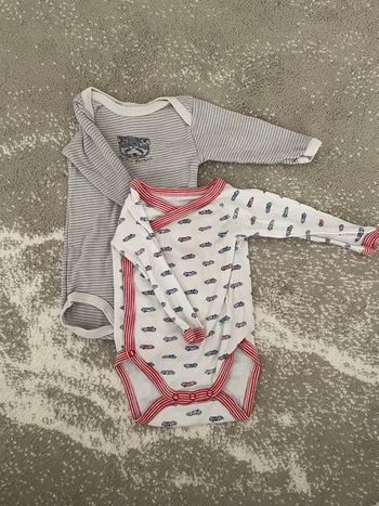 2 bodies petit bateau 3 mois