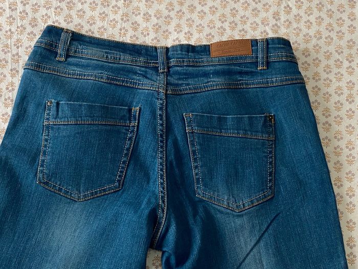 Pantalon jeans bleu Cache Cache - photo numéro 5