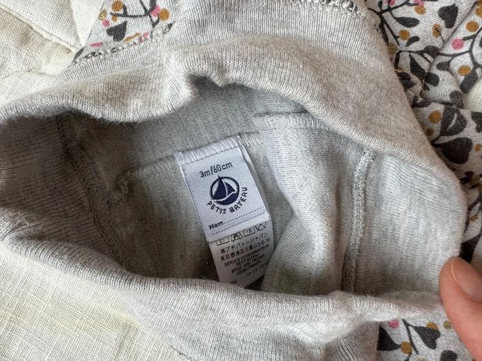 Jogging Petit Bateau taille 3 mois - photo numéro 2