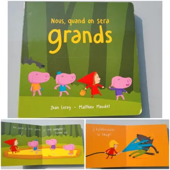 Livre tout carton 🐷 Nous quand on sera grands 🐷