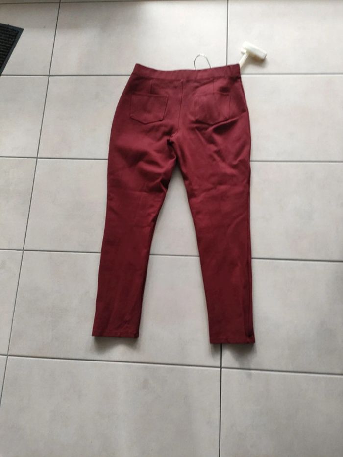 pantalon bordeaux legging Mexx 38 - photo numéro 5