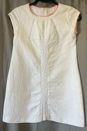 Robe blanche 11/12 ans Zara kids comme neuve