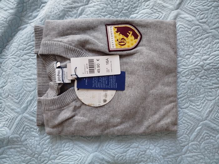 Pull Harry Potter cashmere garçon Cyrillus 16 ans Harry Potter